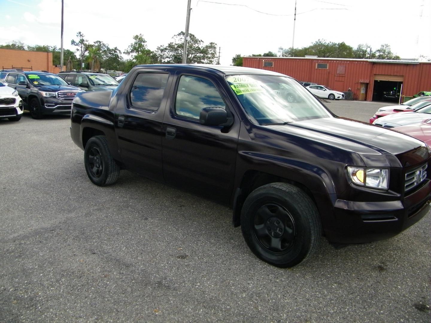 2007 Maroon /Grey Honda Ridgeline RT (2HJYK16267H) with an 3.5L V6 SOHC 24V engine, 5-Speed Automatic Overdrive transmission, located at 4000 Bee Ridge Road, Sarasota, FL, 34233, (941) 926-0300, 27.298664, -82.489151 - Photo#7